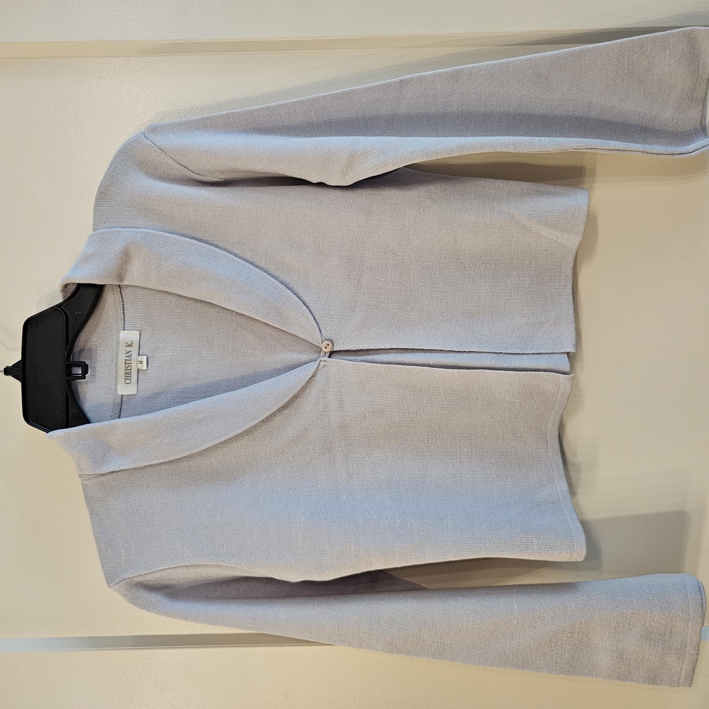 Vintage Light Blue/Gray Cardigan Sweater